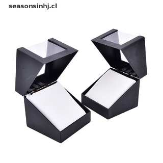 (lucky) 1 caja de reloj de pulsera de plástico 78 x 78 mm, soporte de almacenamiento, joyero [seasonsinhj]