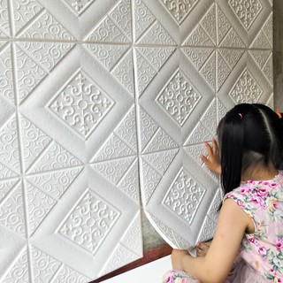 Papel pintado de espuma impermeable 3d, papel pintado de techo, a medida, decoración interior y exterior de pared, pegatinas de pared decorativas de ladrillo autoadhesivo