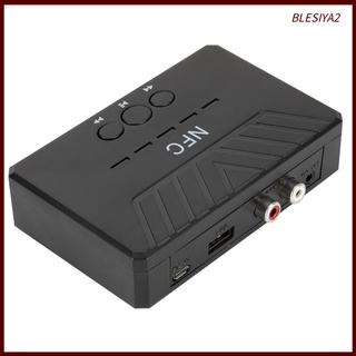 [BLESIYA2] Nfc Bluetooth receptor de Audio adaptador AUX RCA para coche estéreo negro