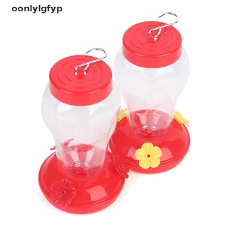 oonly 1pc plásticos pájaro alimentador de agua botella colgante colibrí alimentador jardín al aire libre cl