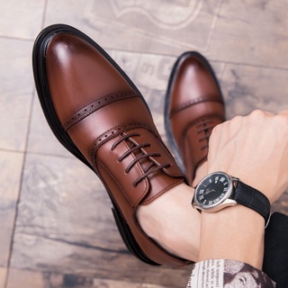 Los hombres zapatos de cuero marrón zapatos de la boda de los hombres zapatos de cuero de los hombres zapatos formales zapatos de cuero oxford zapatos formales zapatos de cuero coreano zapatos formales zapatos para los hombres zapatos de cuero zapatos de los hombres mocasines de los hombres zapatos de cuero zapatos de oficina zapatos de cuero para