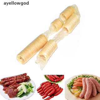 [ayellowgod] 14m colágeno salchicha carcasa pieles 22 mm de largo pequeño desayuno salchichas herramientas [ayellowgod]