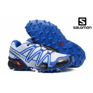 listo stock salomon salomon speedcross 1 al aire libre profesional senderismo zapatos de deporte para hombre zapatos blanco azul
