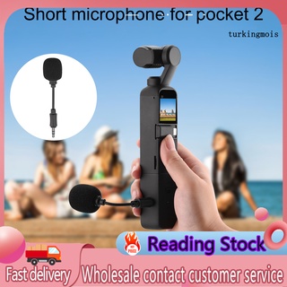 TURK_Mini Portable 3.5mm Microphone Handheld Camera Accessory for DJI OSMO Pocket 2