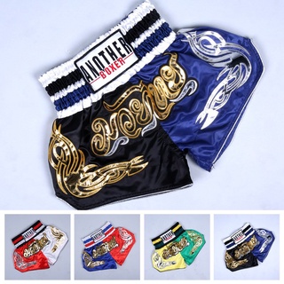 OOWE Anotherboxer Unisex Muay Thai Boxing Shorts MMA Kickboxing Fighting Breathable