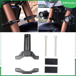 soporte de montaje universal abrazadera foco extensión poste soporte de extensión para motocicleta parachoques luz led motocicletas vehículos eléctricos tubos redondos