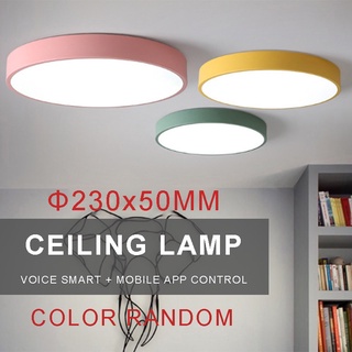 23cm Smart Voice APP Control LED Ceiling Light Lamp 9W For Alexa Google Home ☆JfSmartmall