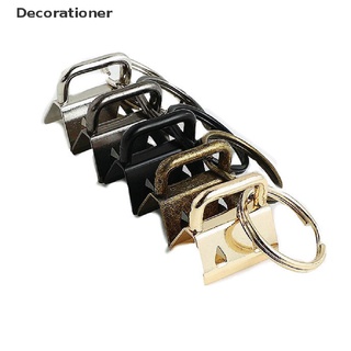 (Decorationer) 50Pcs Fabric Hardware KeyChain Wristlet Hardware for Lanyard Strap Accessories On Sale