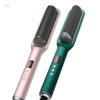 Vonl Salon One Step cepillo de aire caliente Anti-quemaduras de ión negativo alisador de pelo cepillo peine rizador estilizador para todo tipo de cabello