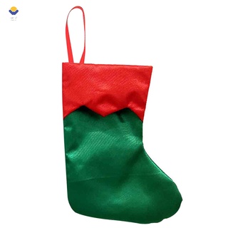 Calcetines regalos de navidad árbol de navidad decoración colgante calcetín adornos niños caramelo bolsa 7 pulgadas elfo calcetines