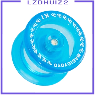 les fleurs k1 spin rodamiento de bolas yoyo con cuerdas kid juguetes clásicos azul claro