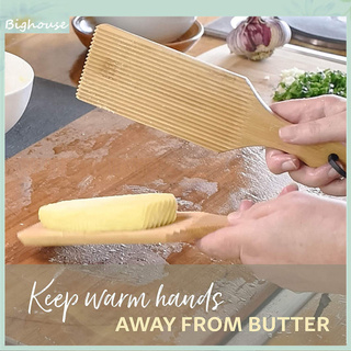 Big_Butter - tabla de Pasta sin pegar, surcos, madera, ñoquis caseros, para el hogar
