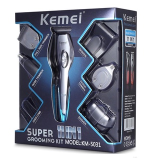 Kemei Km-5031 juego De rasuradora eléctrica recargable 6 en 1 Multi-función