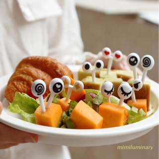 Ivy 10 piezas de alimentos para animales púas para niños Mini Bento signo de niños tenedor de frutas bebé