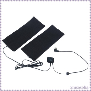 Elemento de almohadilla trmica USB DC 5V 45 C Negro lavable 26x10cm