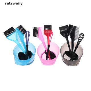 ratswaiiy - juego de pinceles para el cabello con tapones para las orejas, mezclador de tinte, accesorio cl