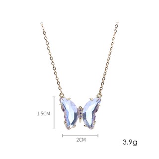 collar de mariposa de cristal a la moda (5)