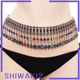 [SHIWAKI2] Cadena de cintura bohemia Retro cinturón de playa vientre danza cadena cintura joyería mujeres