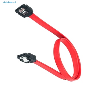 Zh 45cm SATA 2.0 Cable Hard Disk Drive Serial ATA II Data Lead without Locking Clip (4)