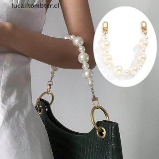 (new) Pearl Strap Belt Bags Handbag Handles DIY Purse Replacement Long Beaded Chain lucaiitombter.cl