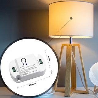 Smart Home 10A Wifi Switch Temporizador Interruptor Inalámbrico Compatible Con Tuya Alexa Google (8)