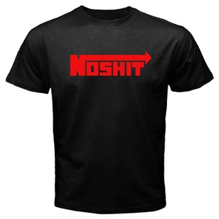 Nuevo NOShit Funny NOS Logo hombres negro camiseta talla S a 3XL