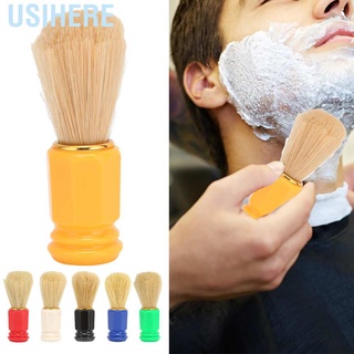 Usihere - cepillo de afeitar para hombre, suave, para limpieza de barba, para peluquería en casa (7)