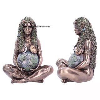 encl qingsi 2 piezas madre tierra, estatua de arte de la madre diosa, madre tierra diosa s caliente
