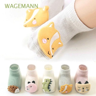 WAGEMANN 1-3 Years old Baby Socks Toddler Infant Accessories Newborn Floor Socks Cute Animal Children Cotton Thick Girls Anti Slip Sole