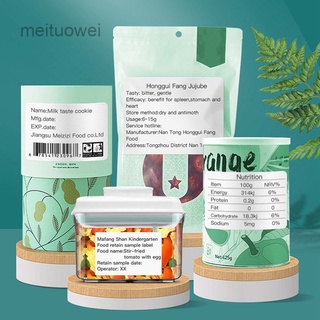 Meituo Niimbot B21 etiqueta de impresión de papel térmico etiqueta de papel de ropa etiqueta de productos básicos precio de alimentos autoadhesivas etiqueta de papel palo