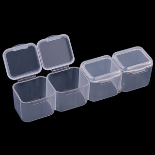 28 ranuras transparente mini piezas caja de almacenamiento cuentas contenedor organizador caso