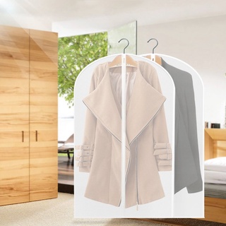 Abrigo ropa ropa traje a prueba de polvo cubierta bolsas percha Protector de almacenamiento