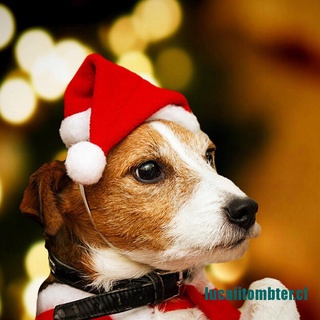 yunhott # sombrero de santa para mascotas de navidad pequeño cachorro gato perro navidad disfraz adornos
