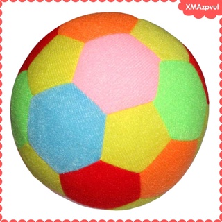 9.5cm colorido suave pp algodón fútbol fútbol bebé juguete al aire libre