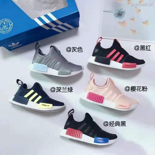 * Ready Stock Adidas NMD Kids Casual Shoes Baby Toddler Children's light sports board Easy to Wear