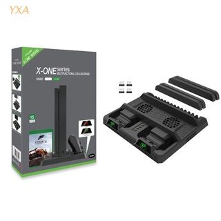 Base de carga yxa con ventilador de refrigeración Universal Dual Controllers soporte de carga para consola de juegos X-BOX One/X/S