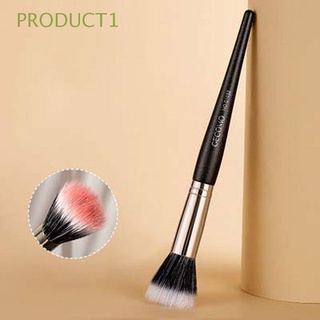 1 brocha De maquillaje profesional suave/colorete/color negro/herramienta De maquillaje