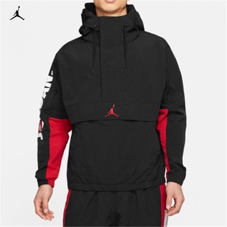 Nike Air Jordan chaqueta de los hombres chaqueta deportiva con capucha Casual cortavientos chaqueta CV1865-010