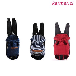 kar3 - mochila ajustable para mascotas, frontal, para perros, perro, bolsa de viaje al aire libre, senderismo, caminar