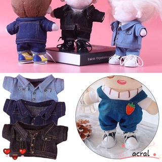 ACRAL Fashion Winter Top Coats For 1/12 BJD Dolls Handmade Jacket Pants Doll Clothes Doll Accessories Kids Toy Jeans Shorts Outfits High Quality For 10~20cm Doll (1)