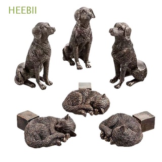 heebii 6 piezas de pie de maceta caliente para exteriores, soporte para macetas, decoración de jardín, animal, resina, maceta, bonsai