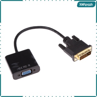 24+1 Pin DVI-D Male To VGA Female Adapter Converter