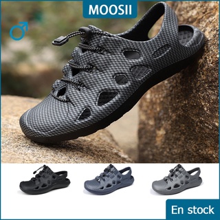 MOOSII Sandalias al aire libre para hombres Zapatos planos Hombres Zapatillas Senderismo Zapatos para caminar 5 Color Tamaño: 39-45 MS1204 (1)