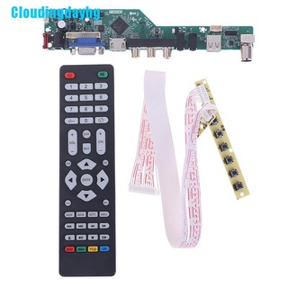 Cloudingdayhg T.V53.03 Universal LCD controlador de TV controlador de la placa base de TV analógica V53