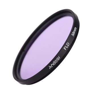 Andoer 58mm UV+CPL+FLD+ND(ND2 ND4 ND8) Kit de filtro de fotografía ultravioleta Circular polarizado Fl (7)