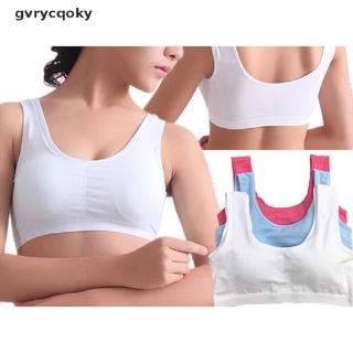 [gvry] niños niñas jóvenes sujetadores ropa interior cinturón chaleco deporte entrenamiento adolescente sujetadores