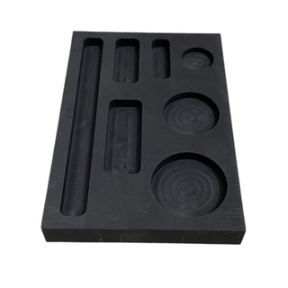 Graphite Ingot Mold Gold Silver Refining Casting Mould Thermal Stability