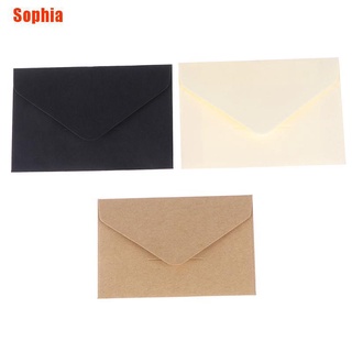 [Sophia] 20 sobres de papel artesanal Vintage estilo europeo sobre para escuela de oficina