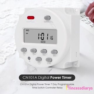 (accesorios de vehículos) cn101a temporizador de energía digital 7 días programable interruptor de tiempo controlador relé