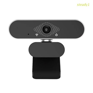 Steady1 Widescreen 1080p Business Webcam with Built-in Microphone Autofocus Free Drive Full High Definition Web Computer Camera